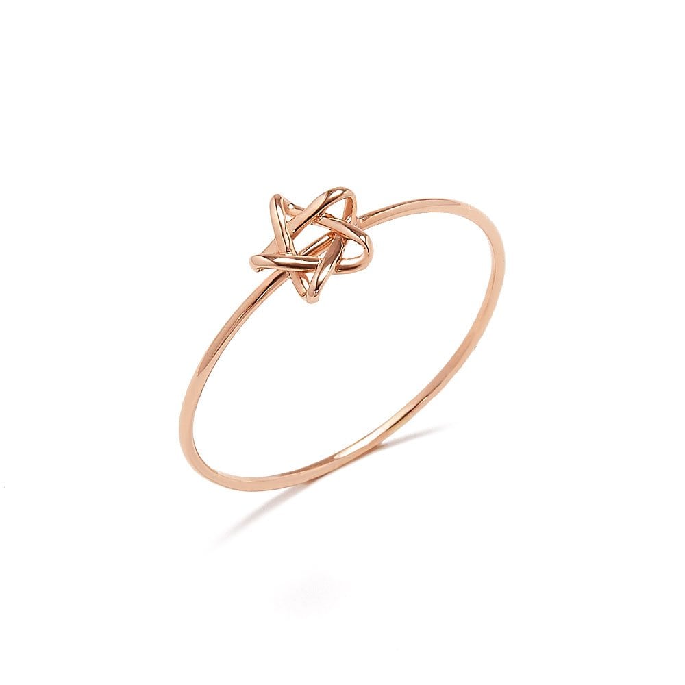 

[Dorocy] 14K Stella Moiring Ring 14K pink gold/size: 10