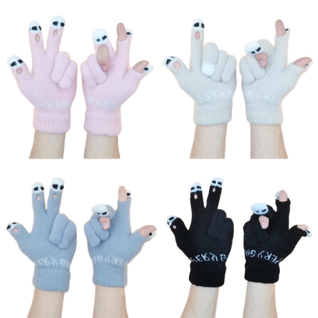 Newcomer Discount: Warm, Windproof Knitted Gloves for Winter Riding