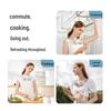 Ji Su Portable Wearable Neck Fan - Low Noise, Leafless, USB Rechargeable