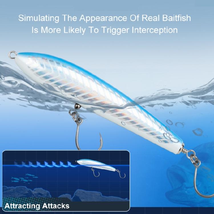 Fishing Lures Crankbait Sea Fishing Lure Pencil Popper Fishing Lure 3.5oz Fishing Baits Lure for Freshwater Saltwater