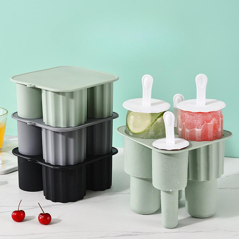 Two-purpose Silicone Ice Cube Mold Popsicle Molds for 40oz/30oz for Stanley Summer Freezer Ice Lid for Juice Whiskey Ice Maker