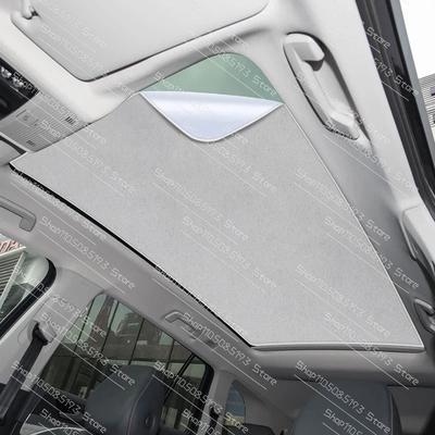Car Suede Fabric Electrostatic Adsorption Sunroof Sunshade For VOLKSWAGEN ID.6 2022-PresentAuto Anti-UV Heat Insulation Skylight