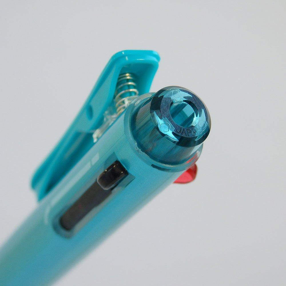 Caneta Esferográfica Pentel Feel BXWB375MD Verde Metálico Multifuncional [Diâmetro da Ponta] 0.7mm