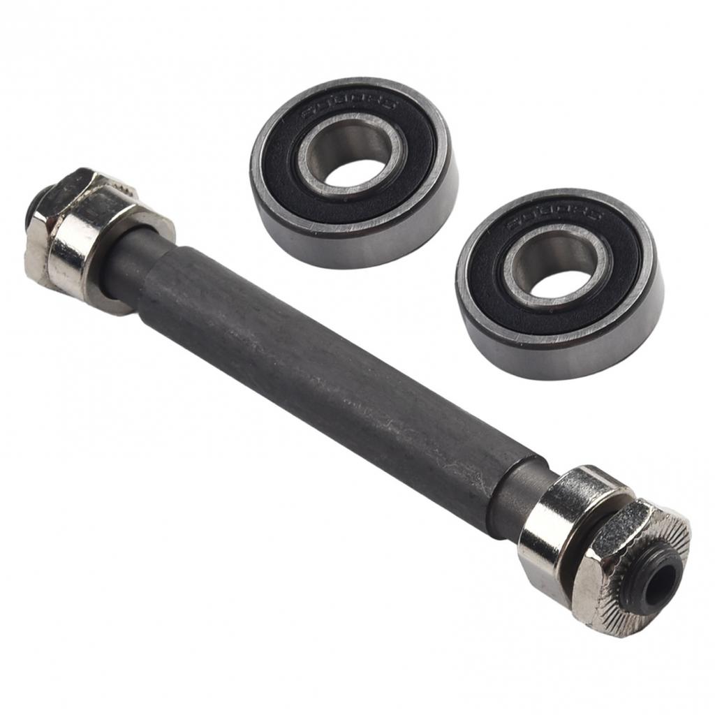 Steel Axles Bearing Bicycle Bike Cycling Hollow Axle