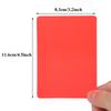 Red and Fluorescent Green Card PVC Soccer Match Football Game Competitions Referee Red and Fluorescent Green Cards