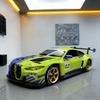 1:24 BMW M4 GT3 Leichtmetall-Sportwagenmodell Diecasts Metall-Rennwagenfahrzeuge Modell Simulation Sound Licht Sammlung Kinderspielzeug Geschenk