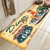 Tapis de sol de cuisine Design Route 66 pour entrée de salon Paillasson Tapis Tapis de chambre Tapis de salle de bain Antidérapant Marchepied Décoration de maison