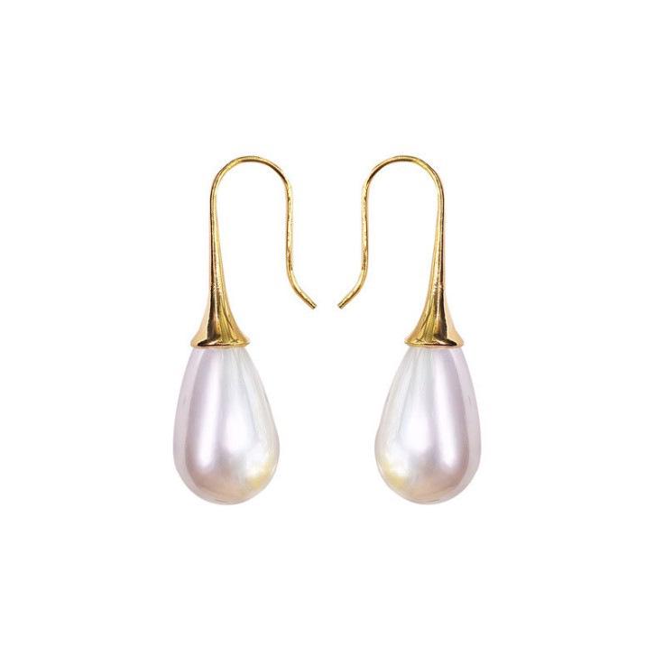Korean Style Fashion Water Drop Pearl Stud Earrings