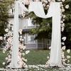 Wedding Arch Drape Drapery Reusable Wedding Backdrop Curtain for Ceremony Reception Party Stage Birthday Proposal