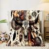 Bohemian Cow Skull Blanket bedroom Blanket for Livingroom Couch lunch break Soft throw for Friend's festival Gift