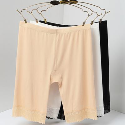 Große Sicherheitsshorts für Damen, Sommer, weiche Modal-Boxershorts, sexy Spitze, Anti-Scheuer-Oberschenkel-Unterrock-Shorts XL-5XL