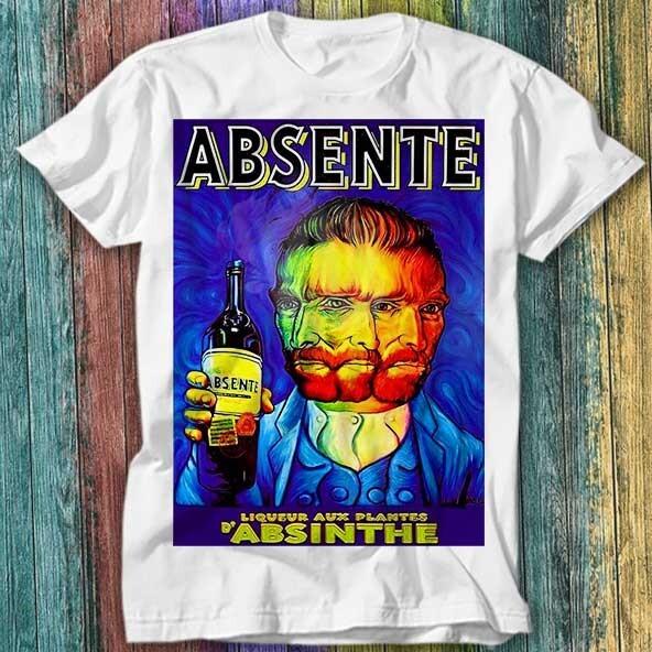 

Absinthe Absente Vincent Van Gogh T Shirt Top Tee 479 S