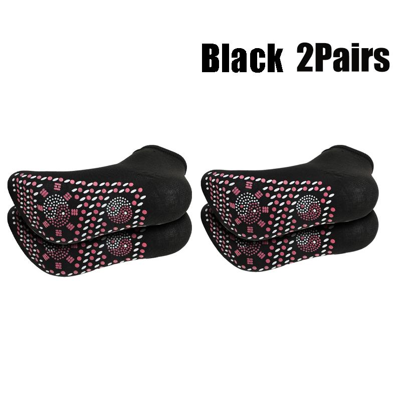 1/5pairs Tourmaline Self-Heating Socks Winter Warm Thermal Health Care Socks Slimming Health Short Sock Magnetic Therapy Sock