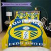 Custom Name Leeds United Bedding,Quilt Set Quilt Cover Pillowcase Home Birthday Gift(1 * duvet cover + 2 * pillowcase, without core)_xia