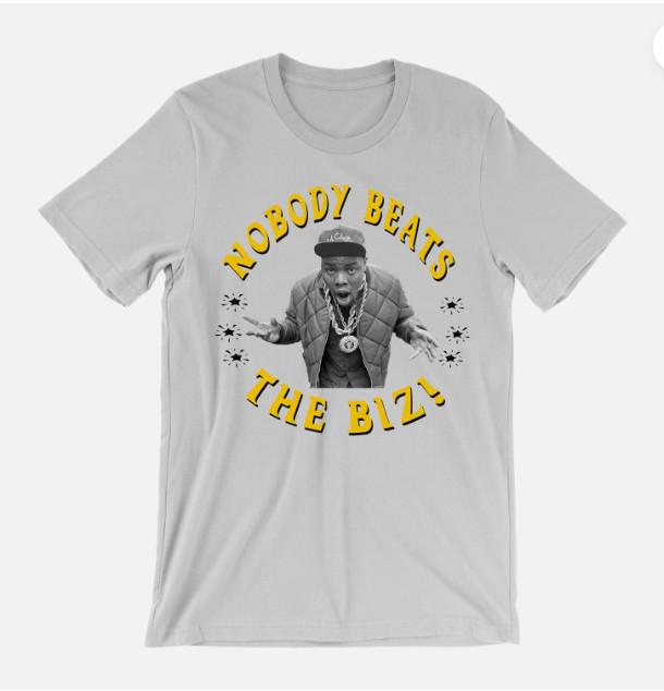 Biz Markie Niemand Verslaat De Biz! T-shirt - Cold Chillin' Old School Hip Hop 80's