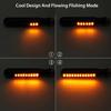 Motorcycle LED Turn Signals Directional Indicators Flashing Rear Tail Brake Flasher Light Stop Signal Lights Motorcycle DRL Lamp