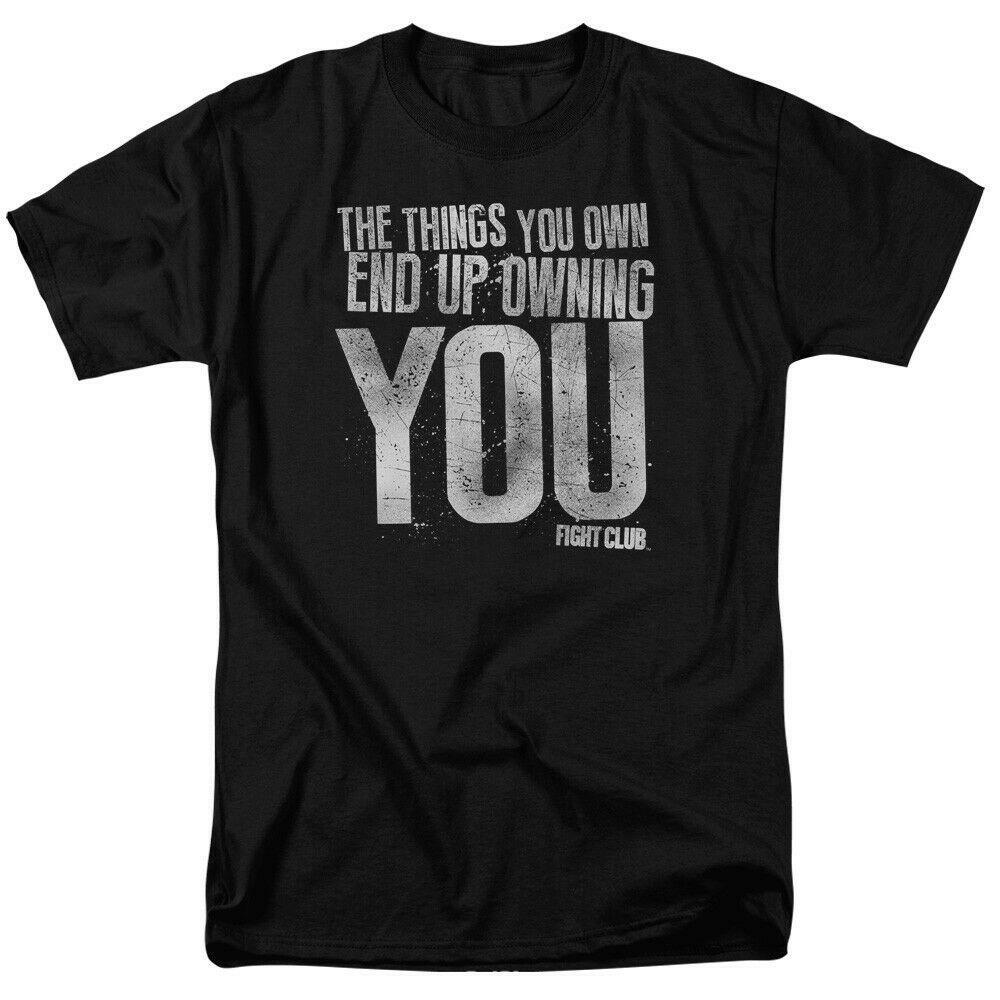 Fight Club Owning You T Shirt Licensed Movie Retro Classic Tee New Black S
