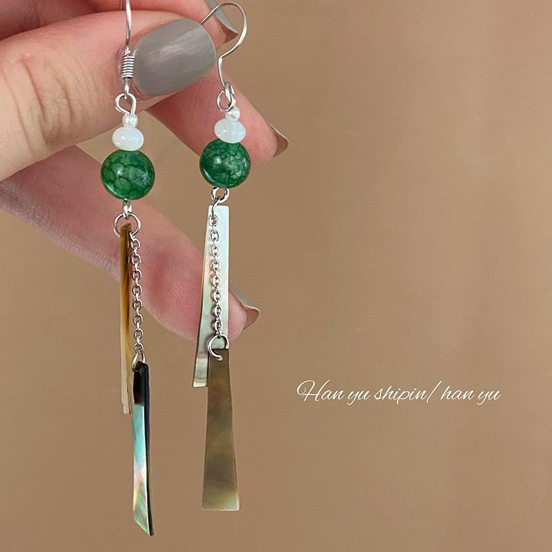 925 Silver Needle Long Tassel Earrings for Women - Korean Style, High-End, Popular and Versatile