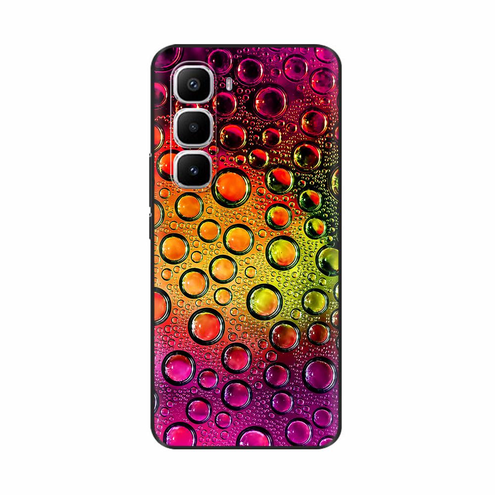 For Infinix Hot 60 Pro Plus Case Popular Love Heart Flower Soft TPU Silicone Back Cover For Infinix Hot 60i Hot60 Pro Phone Case