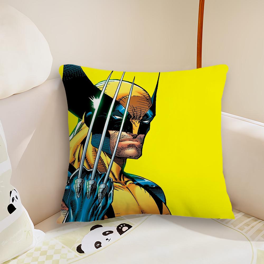 Movie Wolverine X-Men Cool Cushion Cover Living Room Headboard Bedroom Office Cushion Cushion Sofa Nap Time Pillow Case