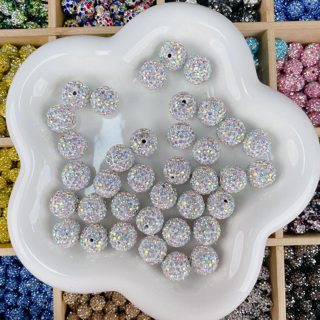 Handmade Rhinestone Crystal Beads for DIY Jewelry: Diamond Ball, Spacer, Pendant Materials