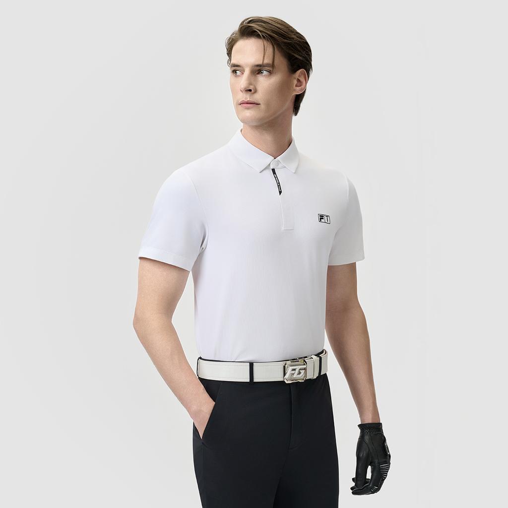New FILA Golf Series Polo Shirt Men's Jade White A11M525127F-WT