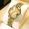 OLEVS Luxury Gold Steel Ladies Watches Fashion Casual Luminous Waterproof Quartz Women's Watches Dress Clock Reloj Mujer