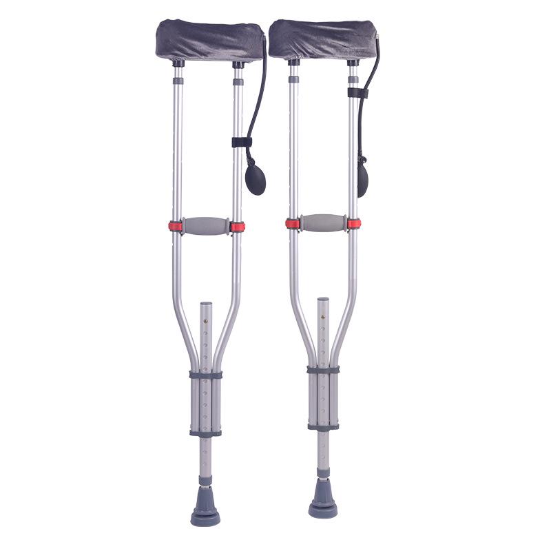 Youth Postoperative Underarm Crutches - Lightweight, Non-Slip, Double Crutches for Rehabilitation and Walking Training
