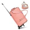 Multifunctional Travel Handbag: Large Folding Overnight & Trolley Suit Bag for Women