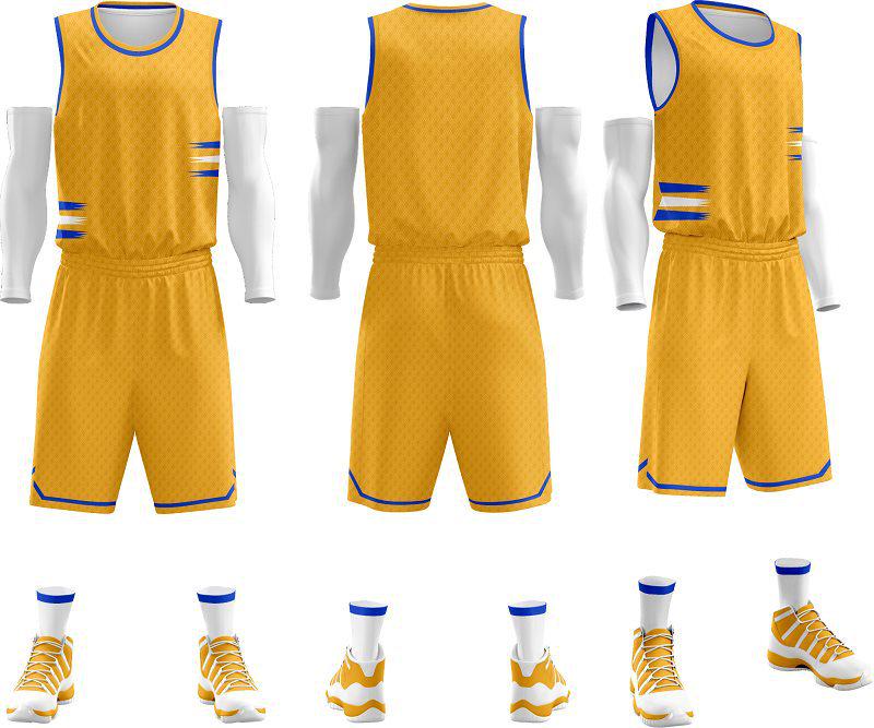 American Style Moisture-Wicking Basketball Uniform Set - Customizable Team Sportswear