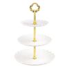 Holder Cake Stand Tray Display Home Christmas Holiday Birthday Plastic