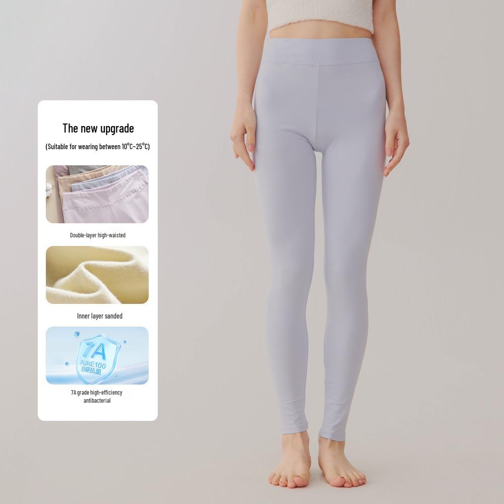 "2023 Women's High Waist Autumn Cotton Leggings - Slim Fit, Versatile, Thin, and Lengthened Design"