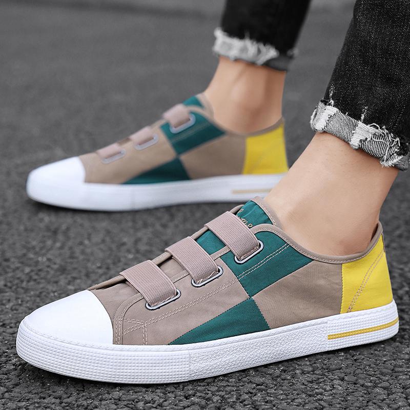 

Мужские парусиновые туфли Сверхлегкие Дышащие Повседневные Мужские Туфли Весна Лето Удобные Лоферы Ленивые Водительские Мокасины Zapatos De Hombre 44 хаки