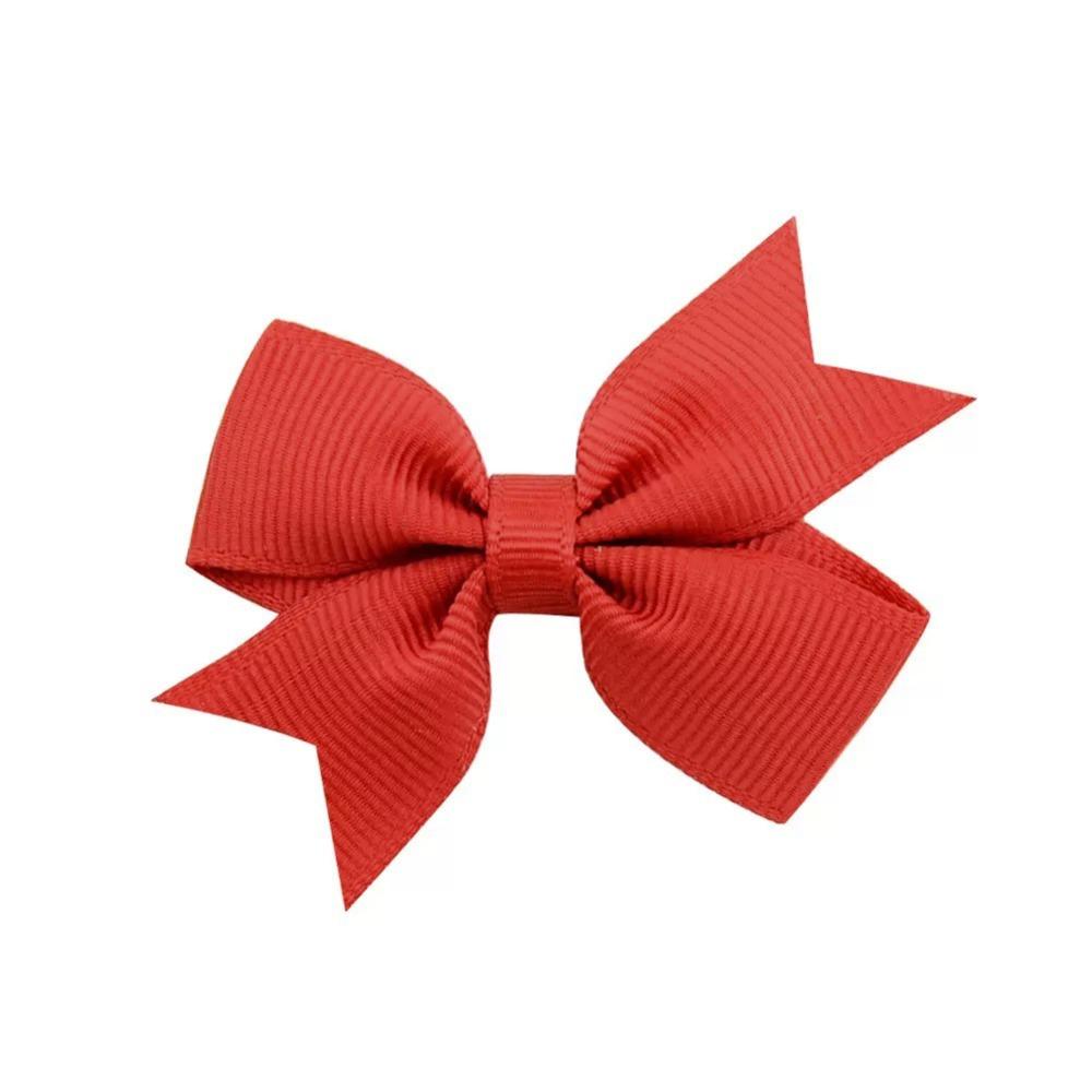 30Pcs Lovely Grosgrain Ribbon Hair Bows Metal Clips Mini Bows Hair Accessories Fully Lined Hair Clips For Kids