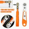 Ratchet Screwdriver Ratchet Spanner Super Low Profile Right Angled Offset Tool Home Tools Gadgets GZW
