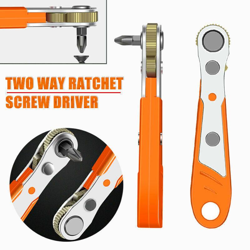 Ratchet Screwdriver Ratchet Spanner Super Low Profile Right Angled Offset Tool Home Tools Gadgets GZW
