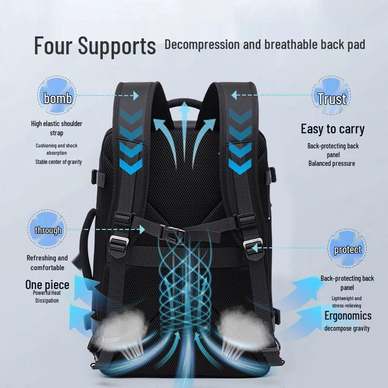 JEEP Men's Large Capacity Business Travel Backpack
