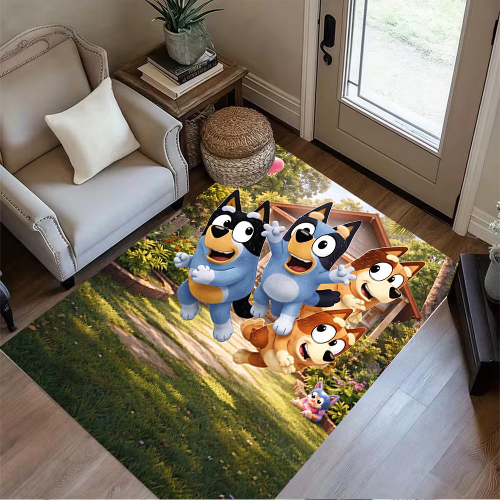 Halloween Friends Parade Floor Mat Suitable for Study room Dormitory Foyer Decorate room Antislip Carpet Office home decor Best for Christmas