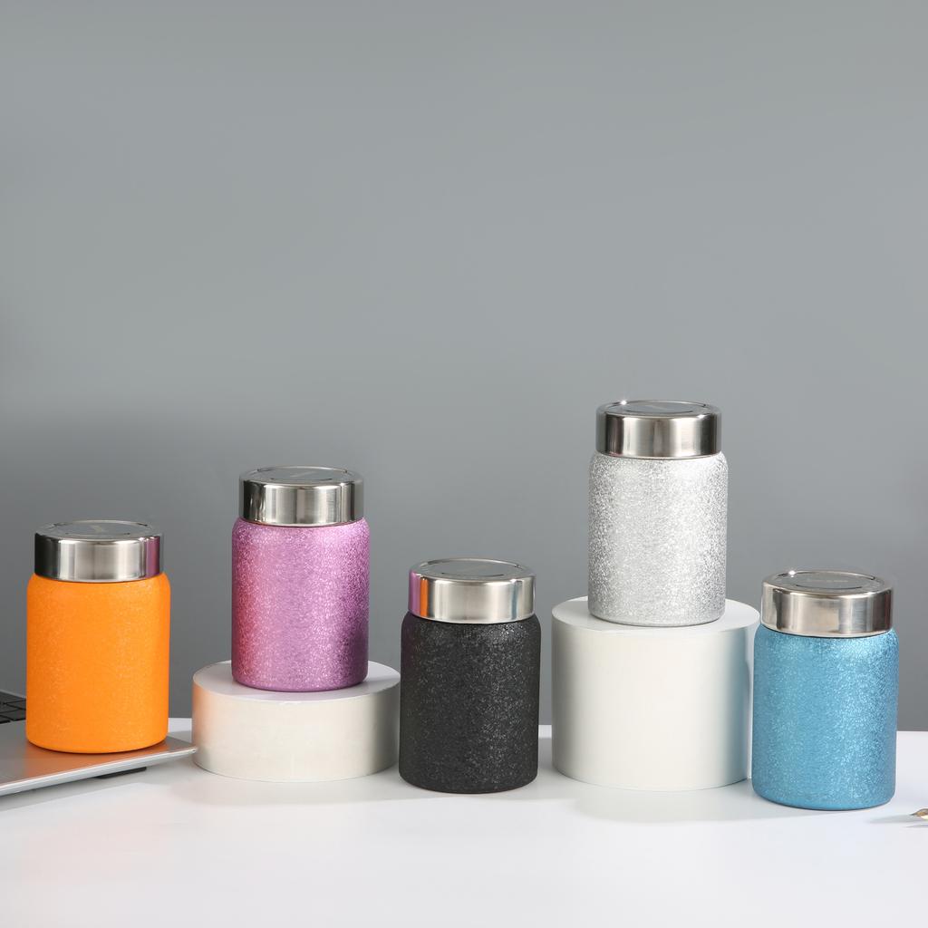 Mini Pure Titanium Thermos Cup Titanium Cup Stewed Tea Health Water Cup 280ml Pot Open Lid Water Bottle Water Bottle
