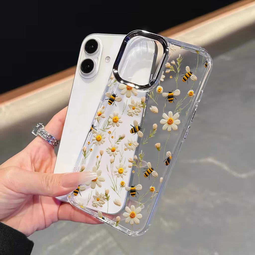 Love Heart Bowknot Case For Google Pixel 8 8Pro 8a 9 9a 9Pro 10PRO XL Cover Flower Y2K Cute  Silicone Plating Metal Lens