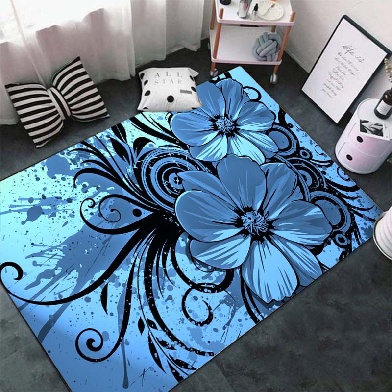 

Цветочный ковер, ковер для спальни, дома для гостиной, аниме, квадратный ковер, подарок, модная ванная комната, кухня, комната, падение