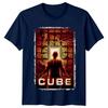 Cube 1997 Movie Poster Inspired TShirt Retro Classic Film Graphic Tee Unisex