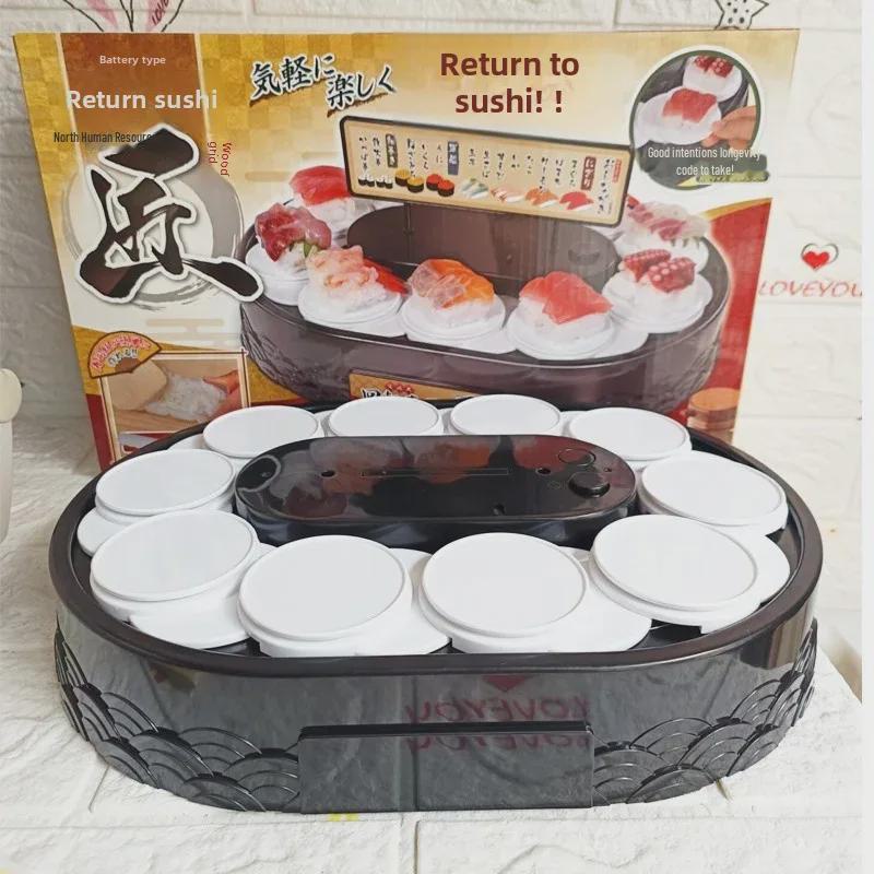 Automatic Rotating Dessert Sushi and Cake Display Stand for Parties