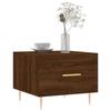 VidaXL Coffee Table Brown Oak 50x50x40 Cm Engineered Wood 829378