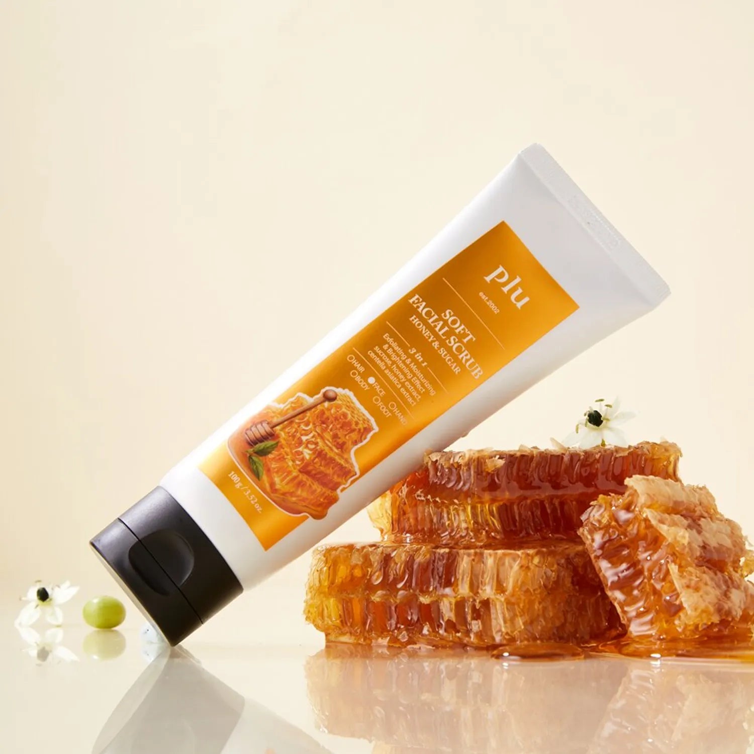 plu Soft Facial Scrub Honey & Sugar 100g 100g
