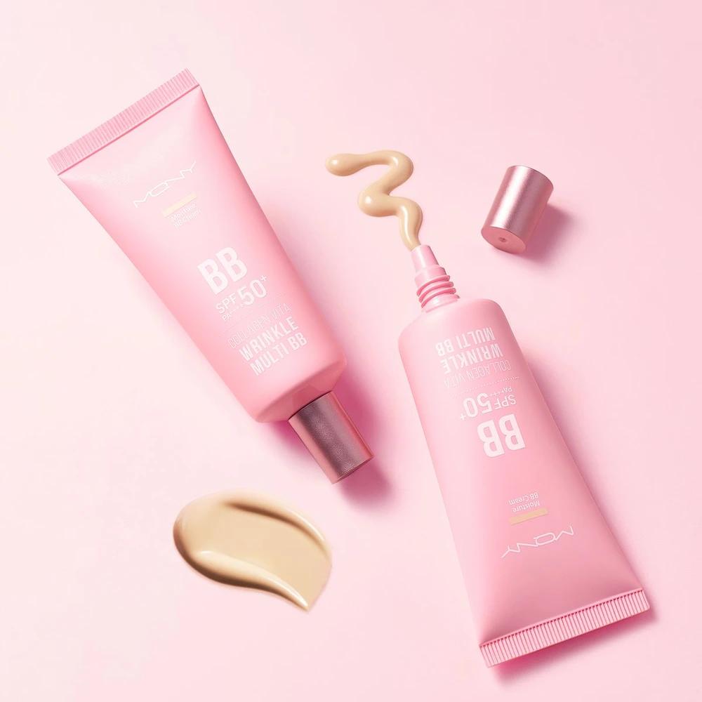 [2 Items] Rose PDRN Radiance BB Cream / Hyaluronic Acid Collagen Moisture Essence / Crinkle-free Blemish Coverage BB Cream Sun BB Radiant BB Cream 1+1