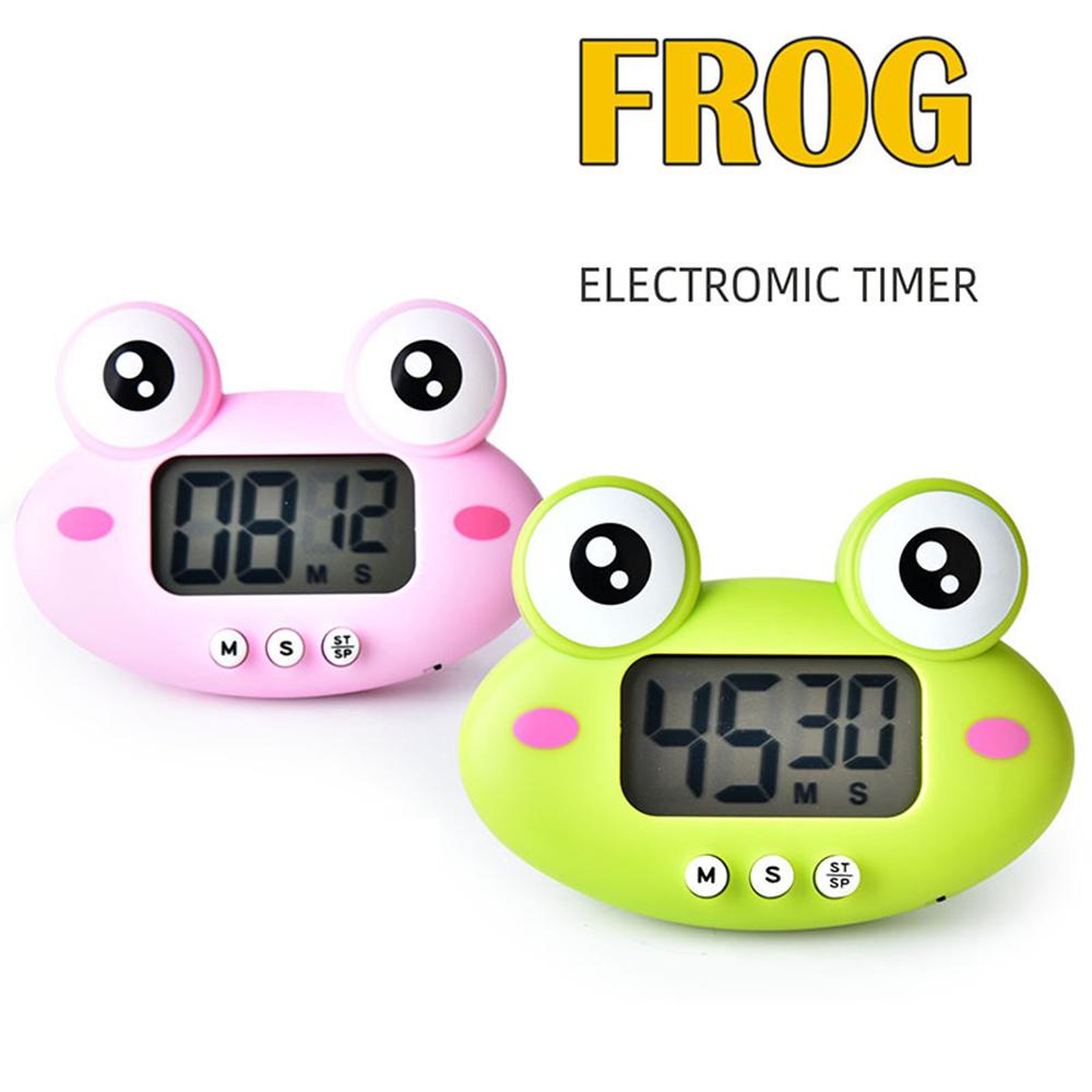 NEU Niedliche Frösche Küche Elektronischer Digitaler Timer 1-99 Minuten Kochen Lernen Arbeitstimer Erinnerung Für Geschäft Zuhause Küchengadget Geschenk
