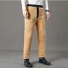Men's Winter Fleece Lined Straight Leg Pants