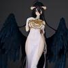24CM Overlord Model Albedo Anime Girl PVC Action Model Toy Albedo OVERLORD Game Statue Adult Collection Model Doll Gift