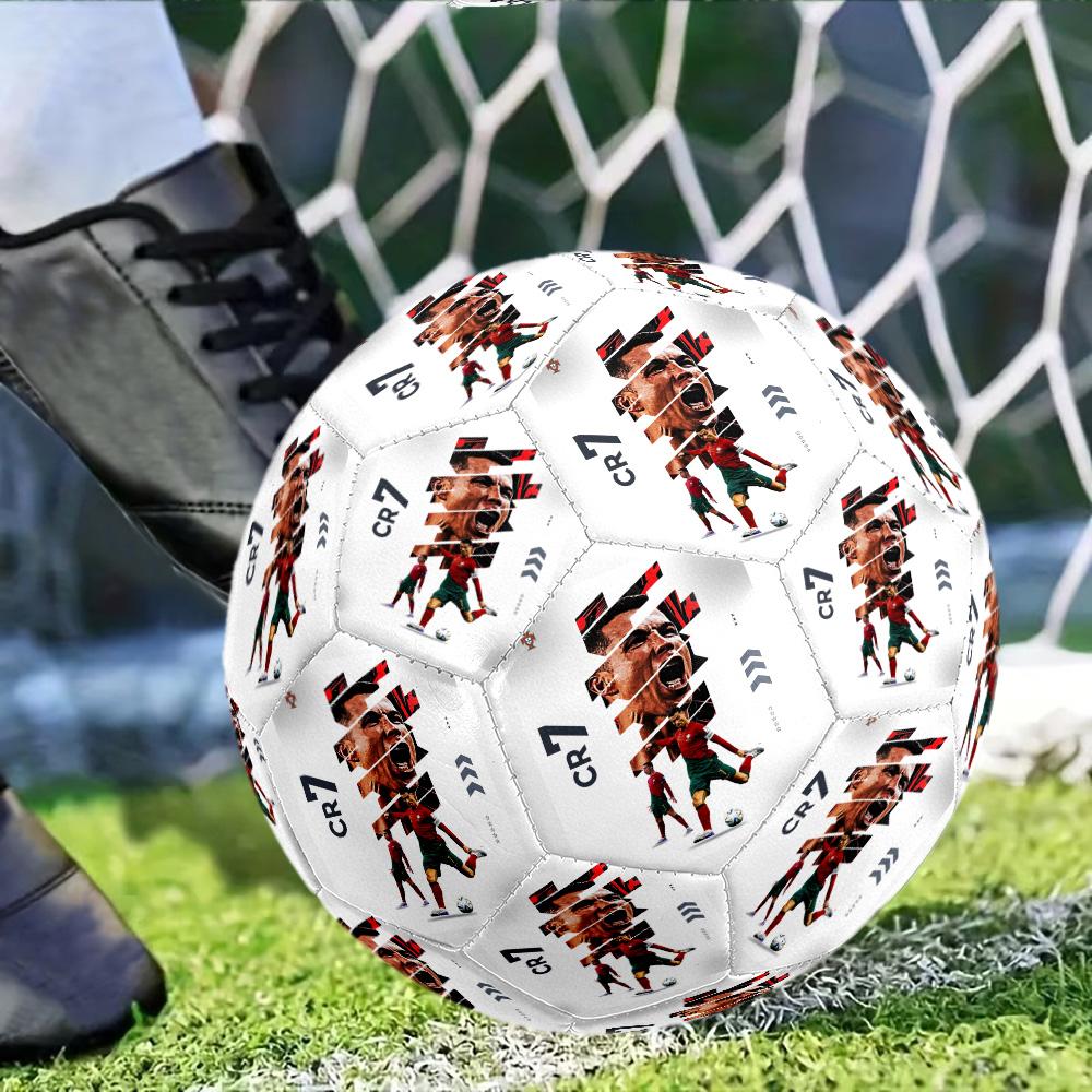 Cristiano Ronaldo5 Taglia 5 Calcio Pallone da Calcio Cucito a Macchina Indoor/Outdoor Allenamento e Partite per Accessori da Calcio
